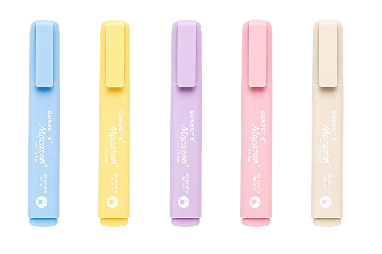 ماژیک هایلایتر پاستلی Qianbo مدل Macaron Color (High Lighting Marker)